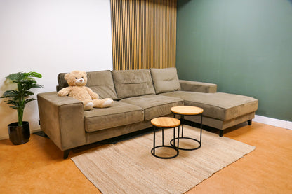 Refurbished Room108 Chaise Longue Bruin Groen