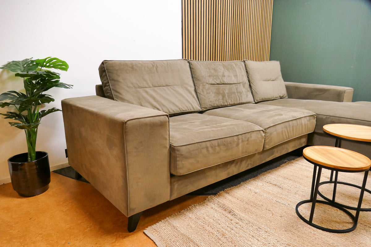 Refurbished Room108 Chaise Longue Bruin Groen