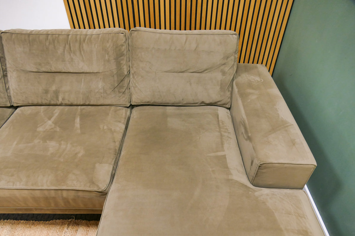 Refurbished Room108 Chaise Longue Bruin Groen