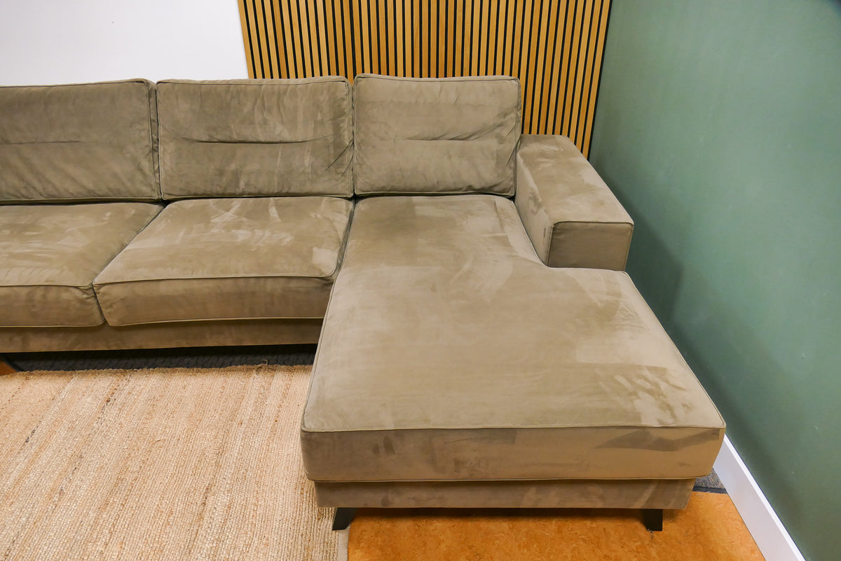 Refurbished Room108 Chaise Longue Bruin Groen