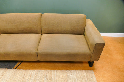 Refurbished Hoekbank Bruin Brons Gemeleerd