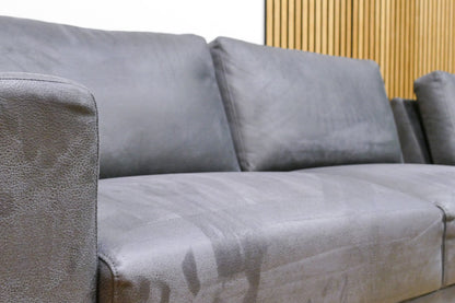 Refurbished Brede Chaise Longue Microvezel Antraciet