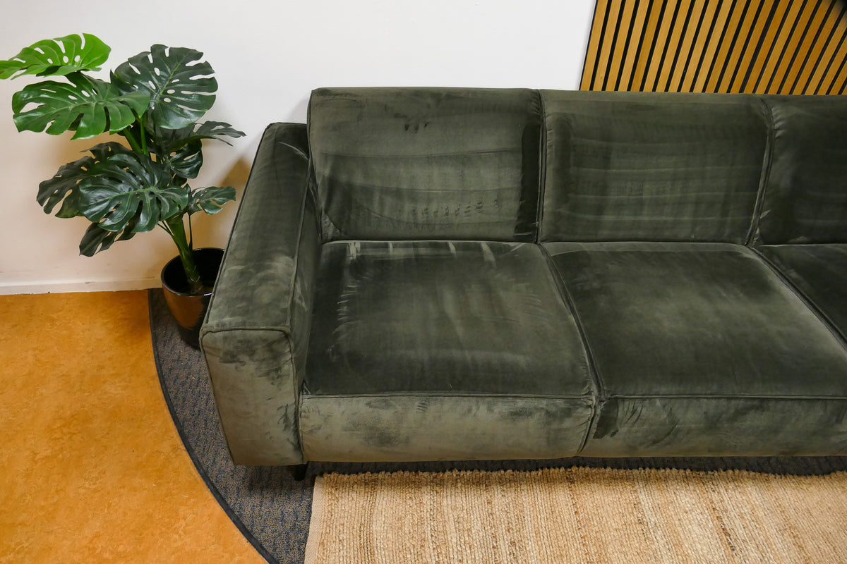 Refurbished 4 Zits Velvet Groen Bepure Home Statement Met Hocker