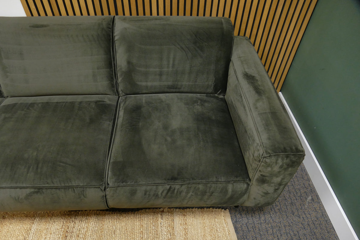Refurbished 4 Zits Velvet Groen Bepure Home Statement Met Hocker