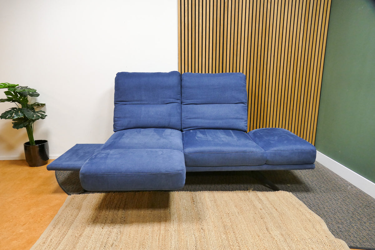 Refurbished Multifunctionele 2 zits Bank Blauw