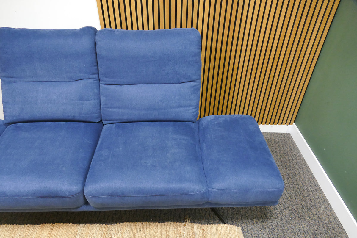 Refurbished Multifunctionele 2 zits Bank Blauw