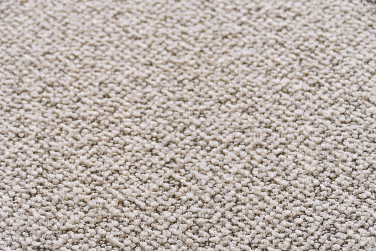 Refurbished Hoekbank Grijs Bouclé