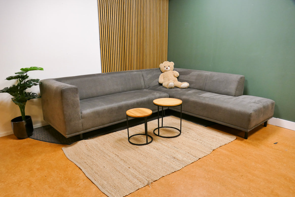 Refurbished Hoekbank Donker Grijs VT Wonen