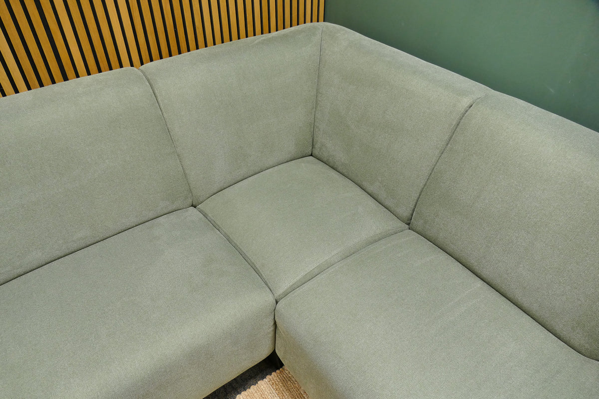 Refurbished Moderne Hoekbank Mintgroen