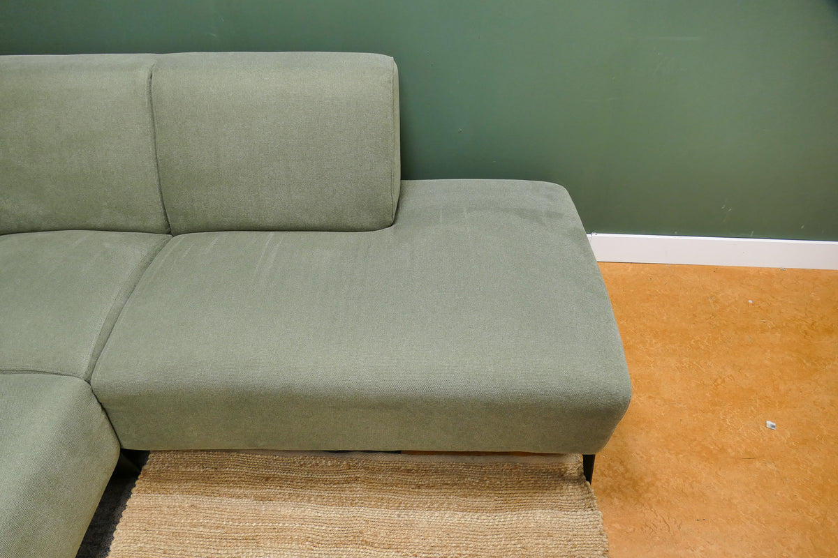 Refurbished Moderne Hoekbank Mintgroen