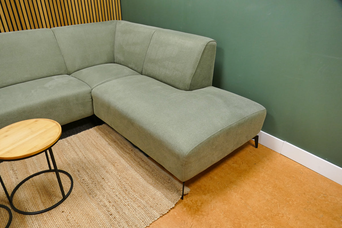 Refurbished Moderne Hoekbank Mintgroen