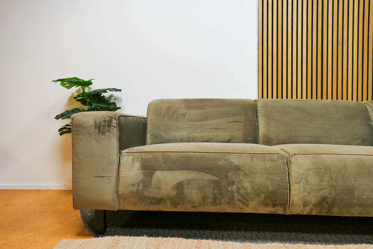 Refurbished Hoekbank Velvet Taupe
