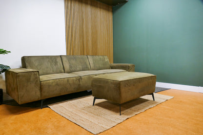 Refurbished Montel Giant 4 Zits Met Hocker Groen