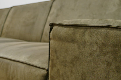 Refurbished Montel Giant 4 Zits Met Hocker Groen
