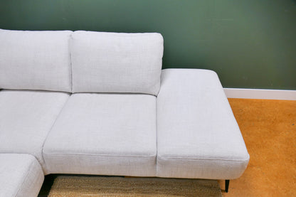 Refurbished Hoekbank Freiburg Creme Wit