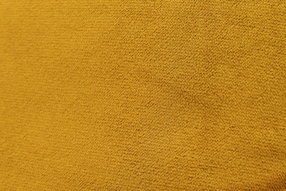Refurbished Hoekbank Goossens Velvet Okergeel
