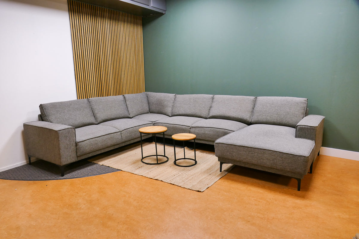 Refurbished ProfijtMeubel U Bank Calira Antraciet