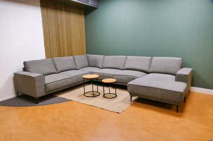 Refurbished ProfijtMeubel U Bank Calira Antraciet