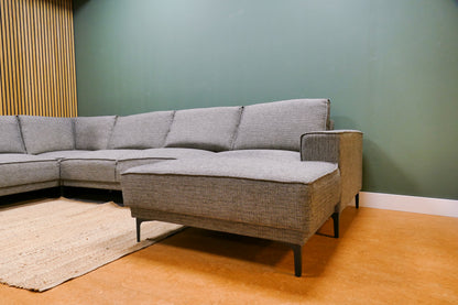 Refurbished ProfijtMeubel U Bank Calira Antraciet