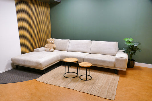 Refurbished Chaise Longue Zitmaxx Gemêleerd Beige