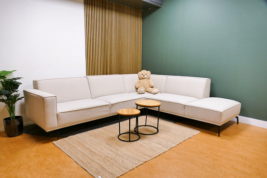 Refurbished Moderne Hoekbank Corné Beige