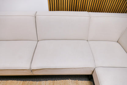 Refurbished Moderne Hoekbank Corné Beige