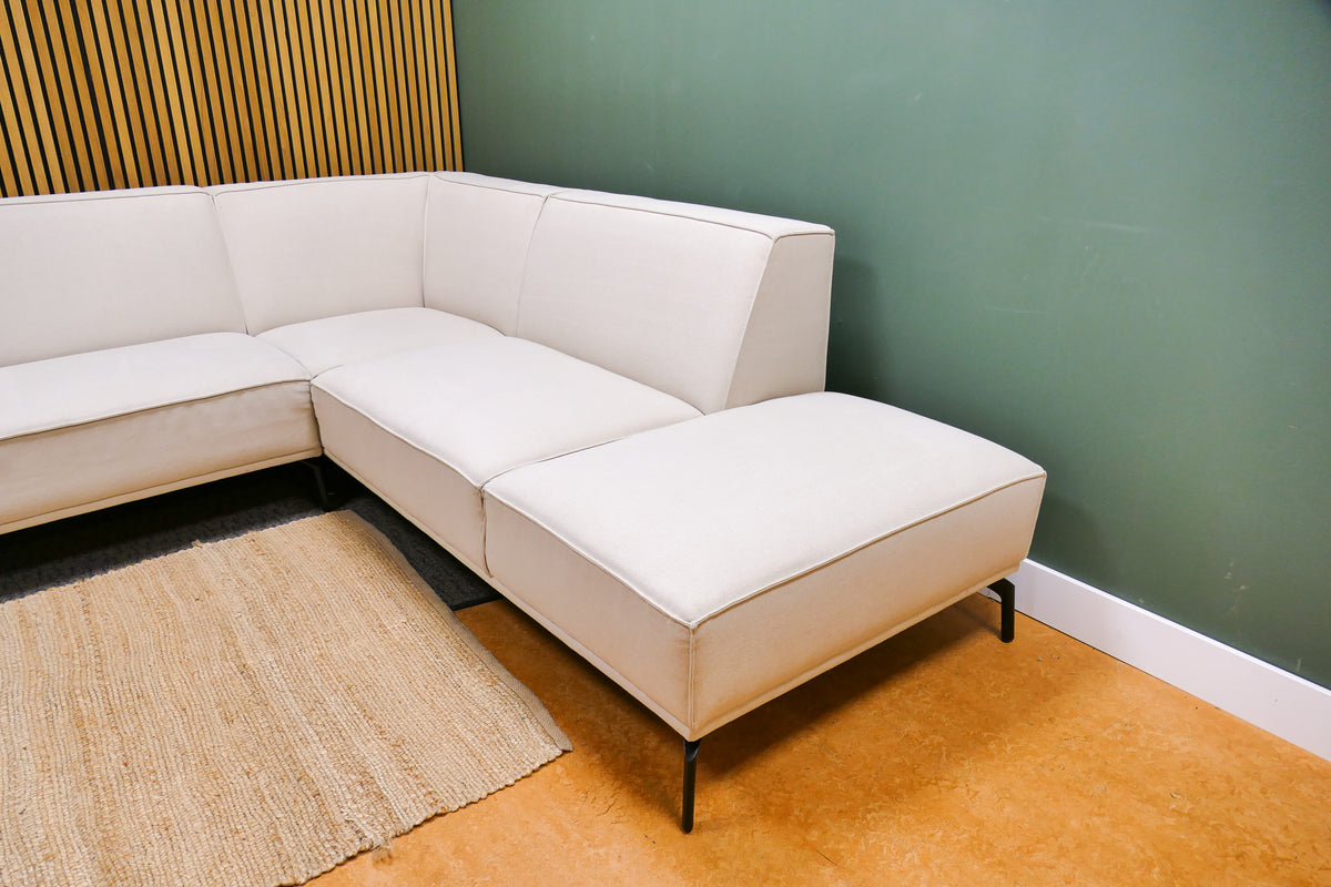 Refurbished Moderne Hoekbank Corné Beige