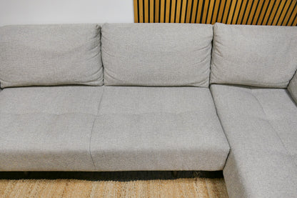 Refurbished Passe Partout Gianni U Bank Gemeleerd Grijs