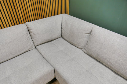 Refurbished Passe Partout Gianni U Bank Gemeleerd Grijs