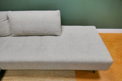 Refurbished Passe Partout Gianni U Bank Gemeleerd Grijs