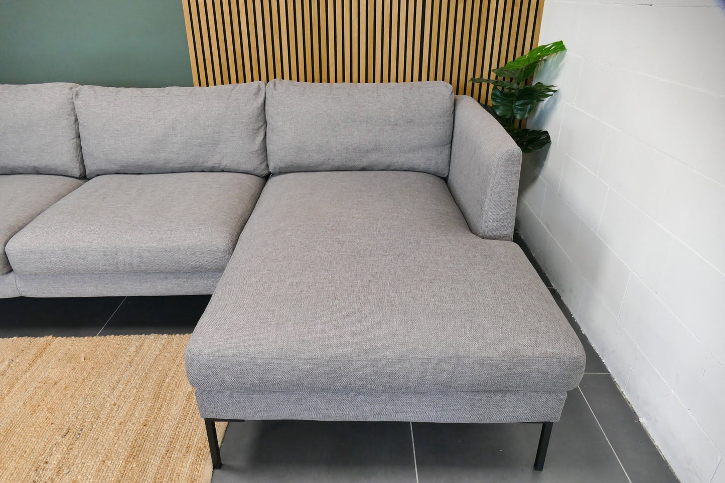 Refurbished Goossens Chaise Longue grijs