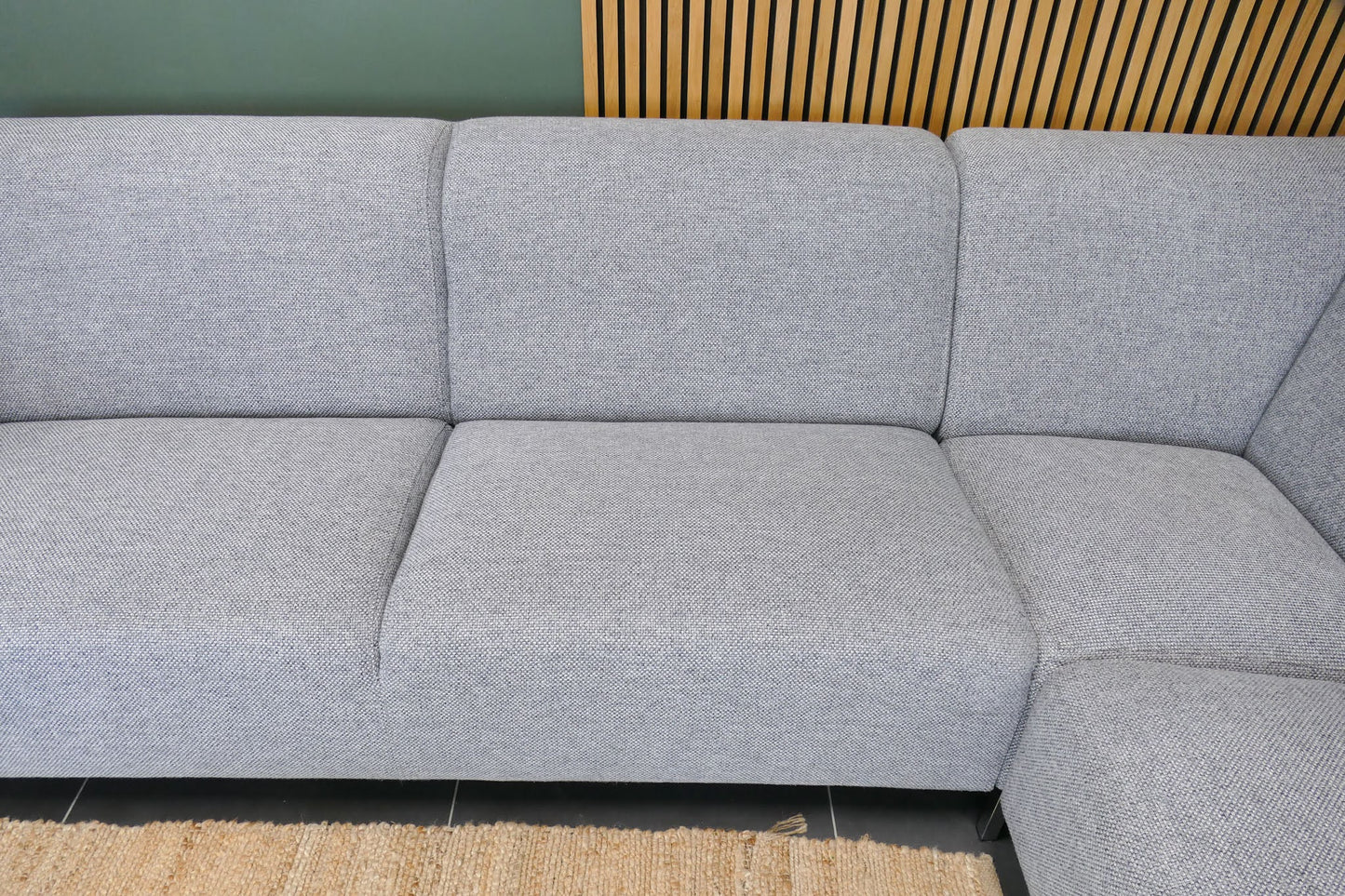 Refurbished Hoekbank Piet Klerkx Lichtgrijs