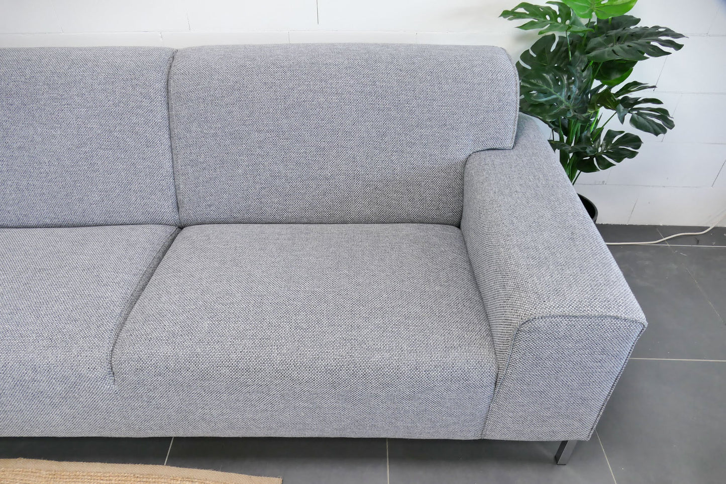 Refurbished Hoekbank Piet Klerkx Lichtgrijs