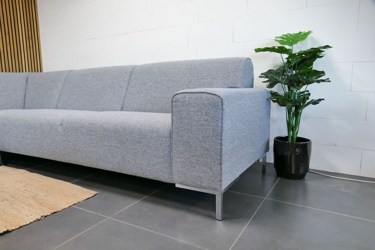 Refurbished Hoekbank Piet Klerkx Lichtgrijs