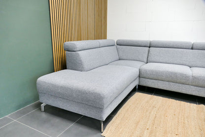 Refurbished Montel Hoekbank Chicago Lichtgrjis