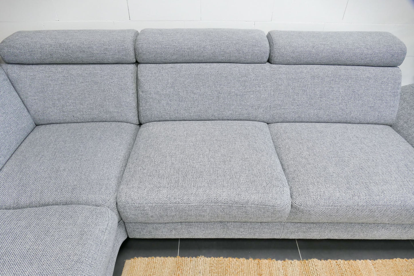 Refurbished Montel Hoekbank Chicago Lichtgrjis