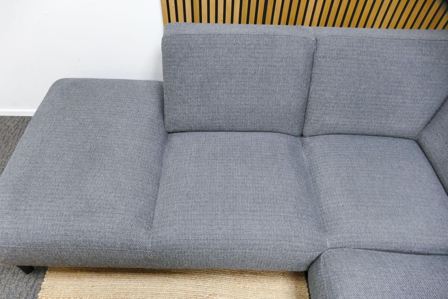 Refurbished Montel Hoekbank Viano Donkergrijs