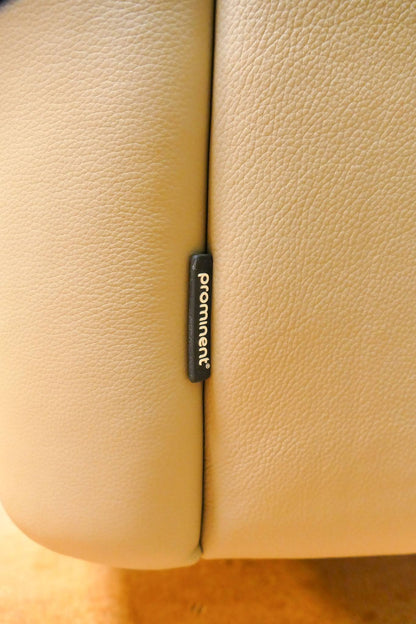 Refurbished 2,5 Zits Bank Prominent T501 Beige Leer