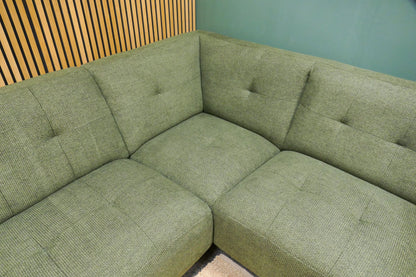 Refurbished Trendhopper Hoekbank Viborg Groen