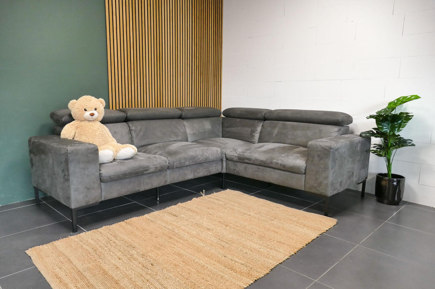 Refurbished Feelings Hoekbank met Verstelbare Hoofdsteunen