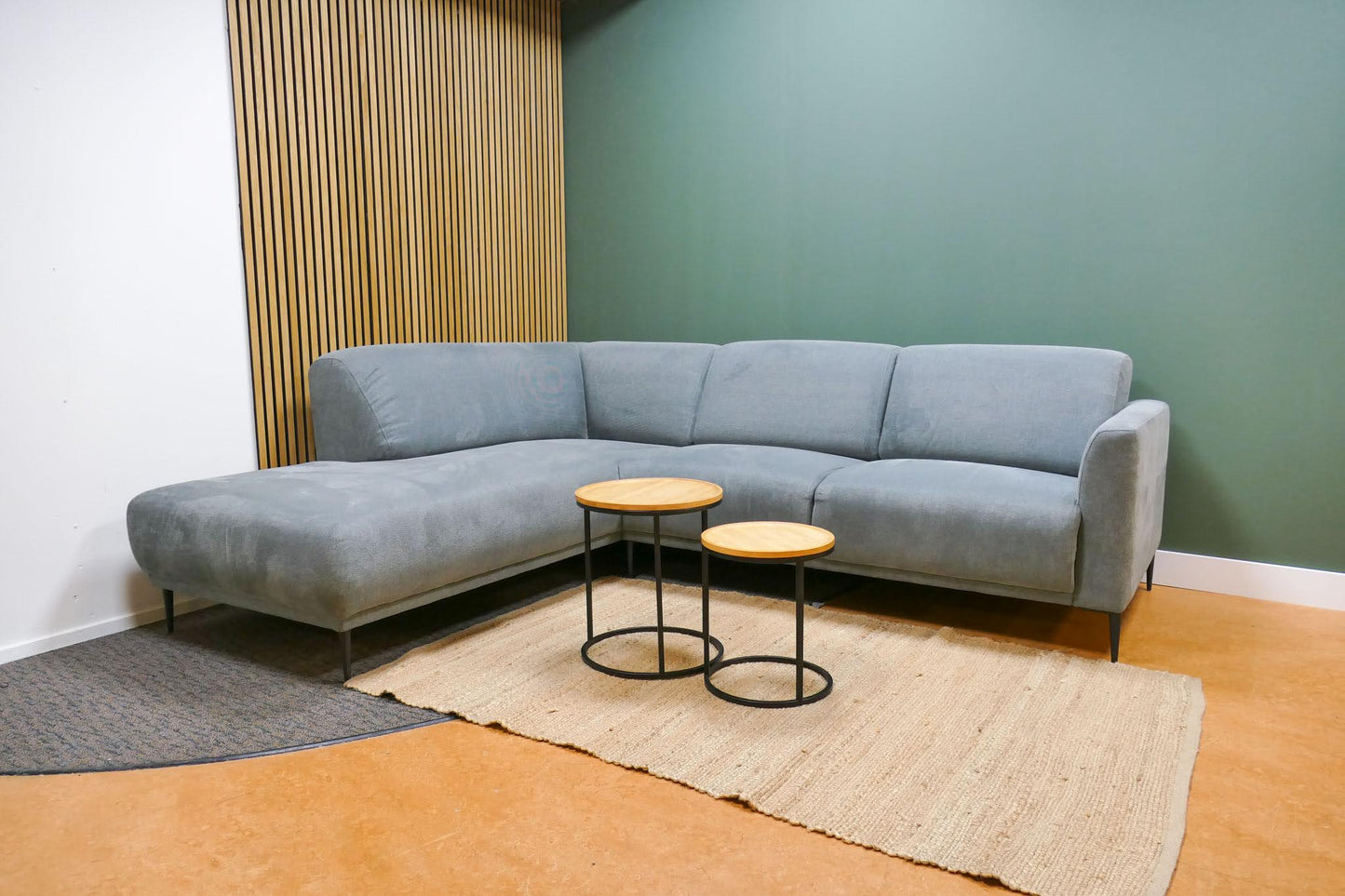 Refurbished Kleine Hoekbank Jeans Blauw