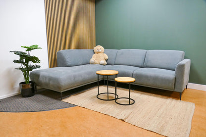 Refurbished Kleine Hoekbank Jeans Blauw