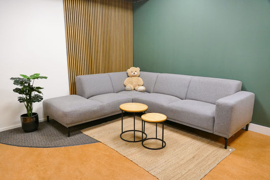 Refurbished Montel Hoekbank Viano Grijs