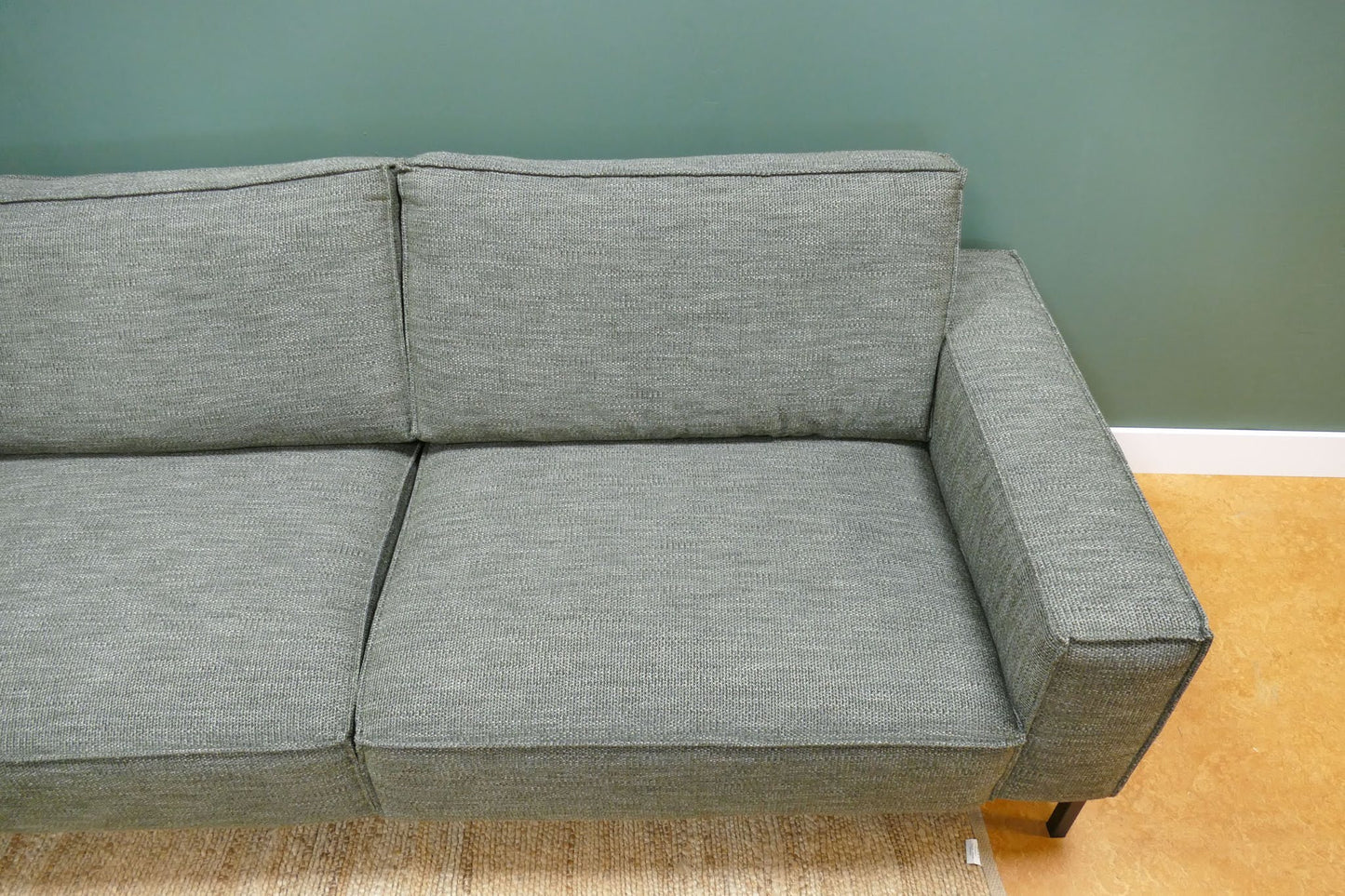 Refurbished Moderne Hoekbank Groen