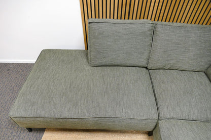 Refurbished Moderne Hoekbank Groen