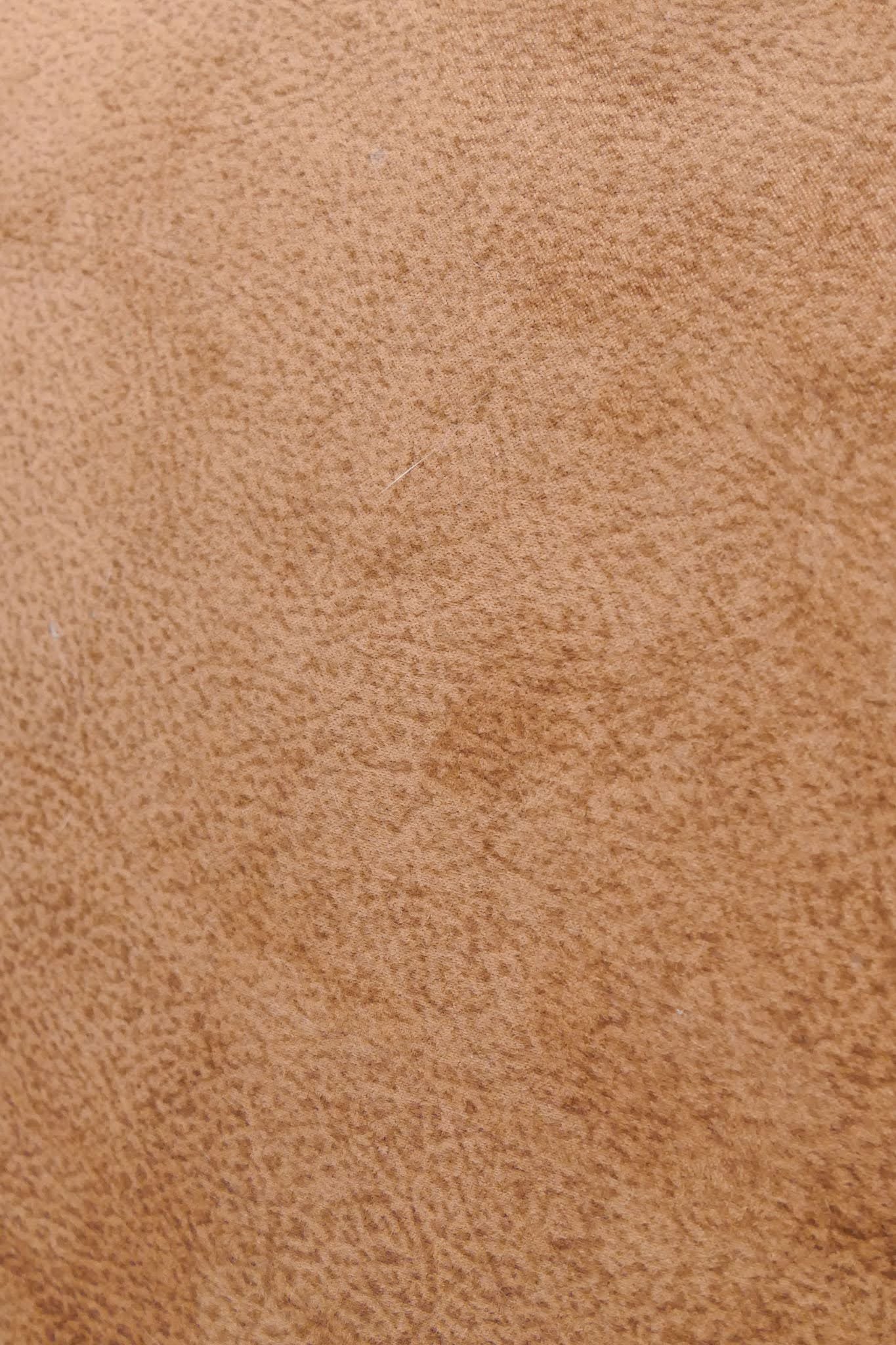 Refurbished Inhouse Hoekbank Cognac Microvezel