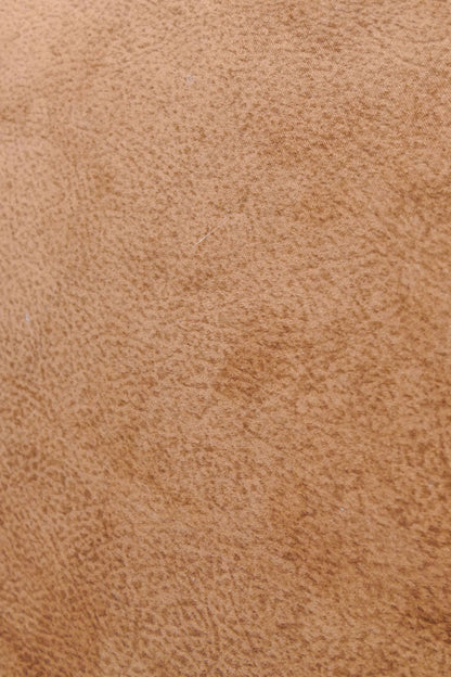 Refurbished Inhouse Hoekbank Cognac Microvezel