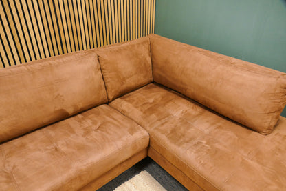 Refurbished Troubadour Hoekbank Roestbruin