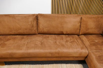Refurbished Troubadour Hoekbank Roestbruin