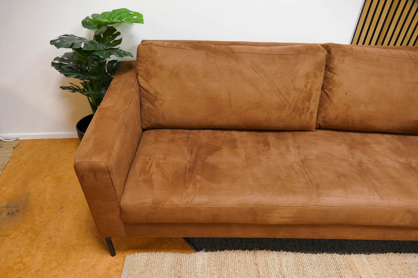 Refurbished Troubadour Hoekbank Roestbruin